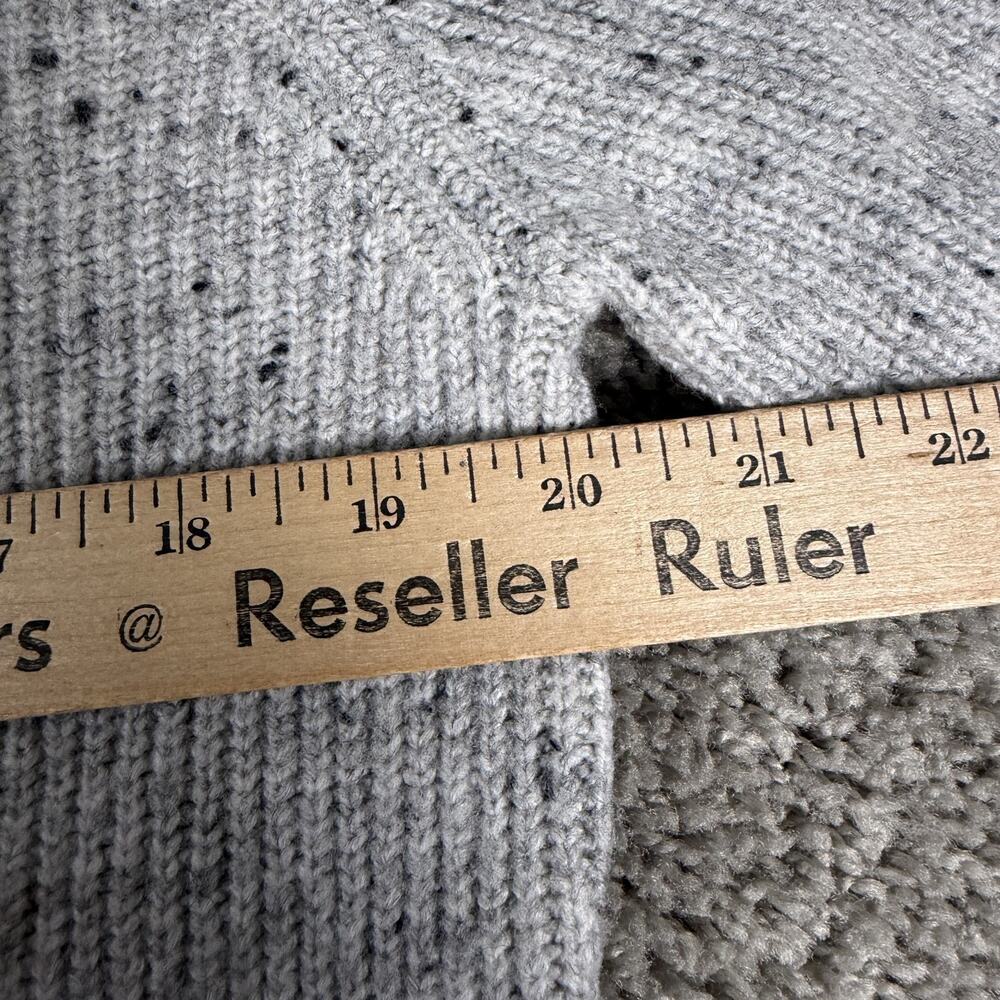 Kuhl Sweater Mens L Gray Henley Waffle-Knit Shoulder Patch Pullover Long Sleeve - Picture 9 of 10
